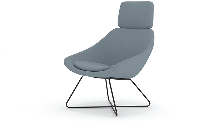 allermuir open lounge chair